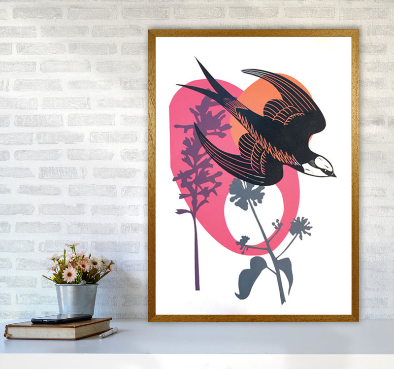 Evening Swallow Art Print by Kate Heiss A1 Print Only
