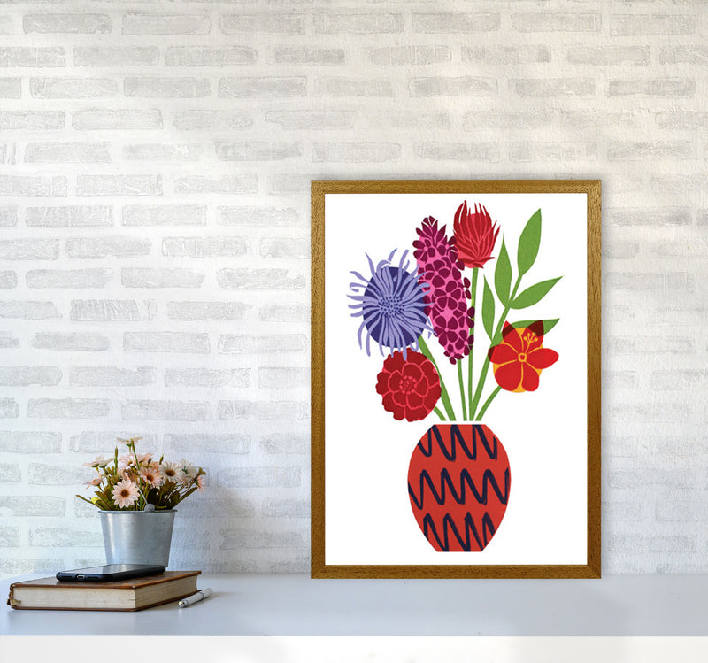 Zig Zag Vase Art Print by Kate Heiss A2 Print Only