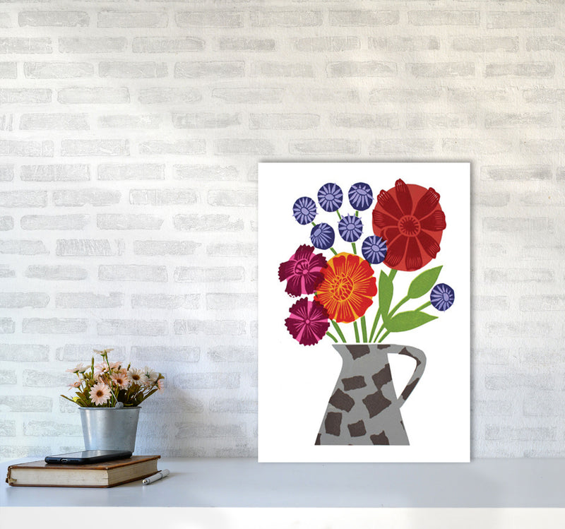 PatchVase Art Print by Kate Heiss A2 Black Frame