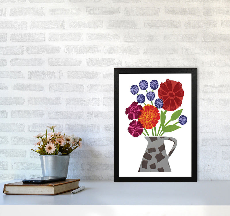 PatchVase Art Print by Kate Heiss A3 White Frame