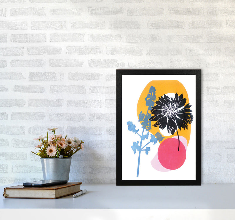 Cornflower Art Print by Kate Heiss A3 White Frame