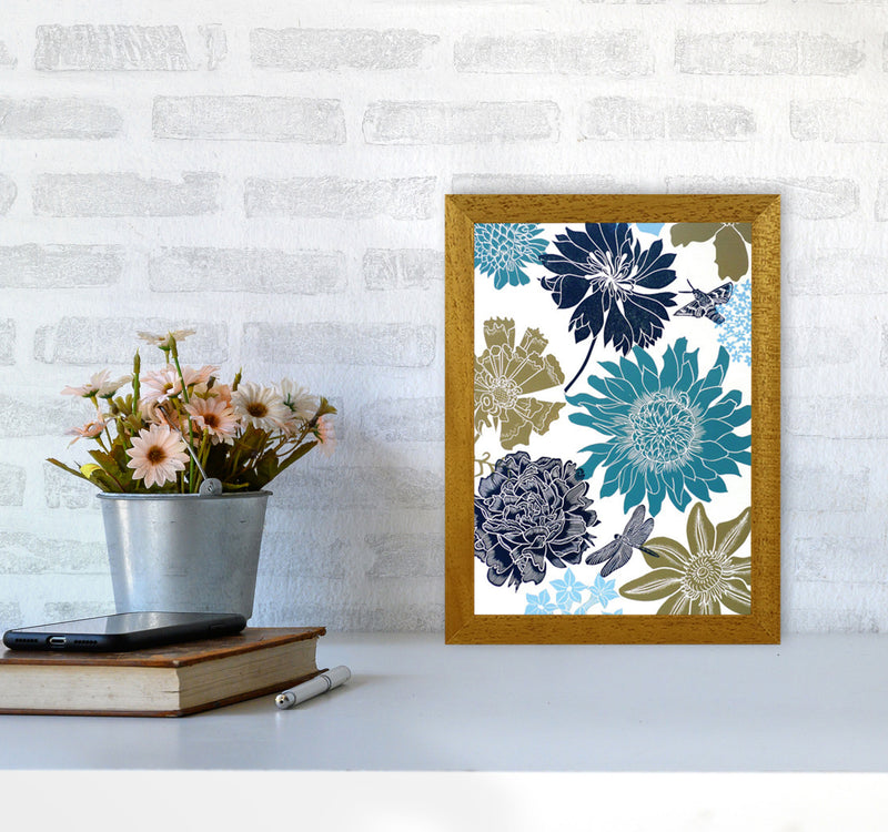 CottageGarden 9 postcard Art Print by Kate Heiss A4 Print Only