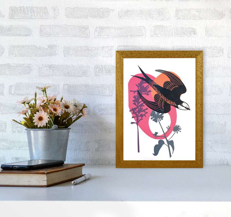 Evening Swallow Art Print by Kate Heiss A4 Print Only