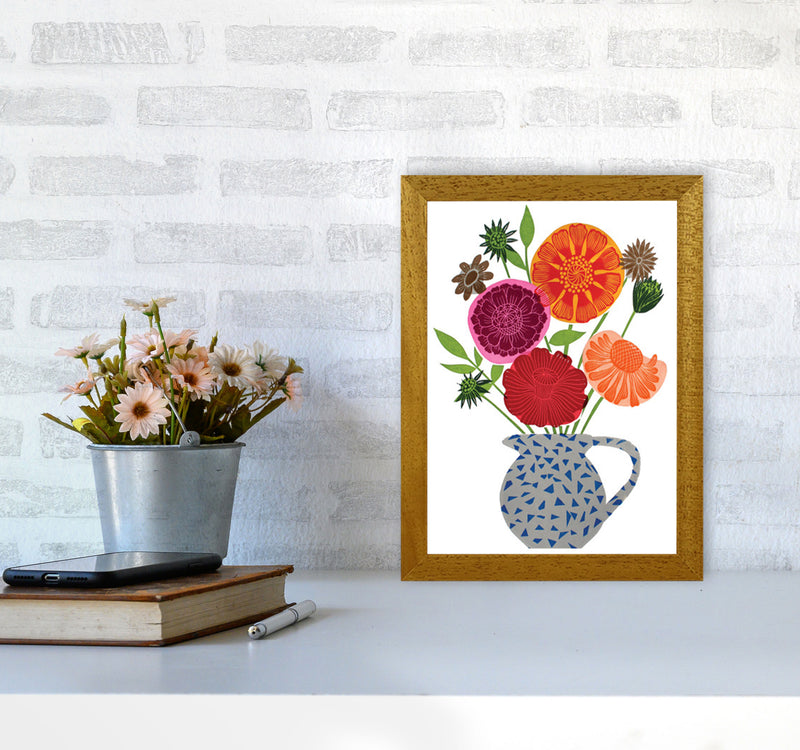 Big Happy Vase Art Print by Kate Heiss A4 Print Only
