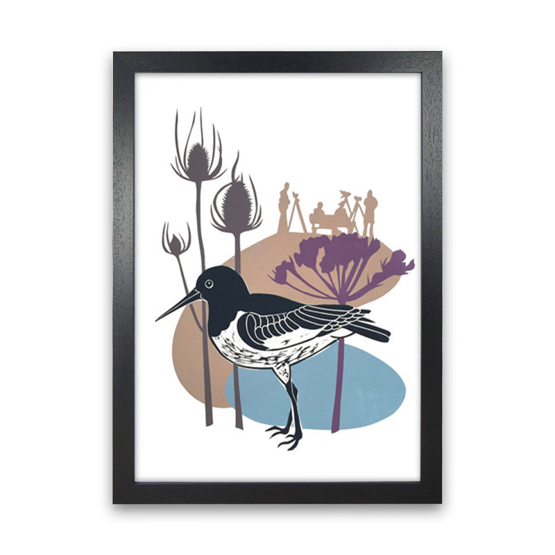 Birdwatchers Art Print by Kate Heiss Black Grain