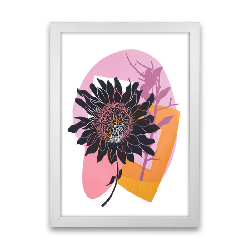 Clematis & Blueberry Art Print by Kate Heiss White Grain