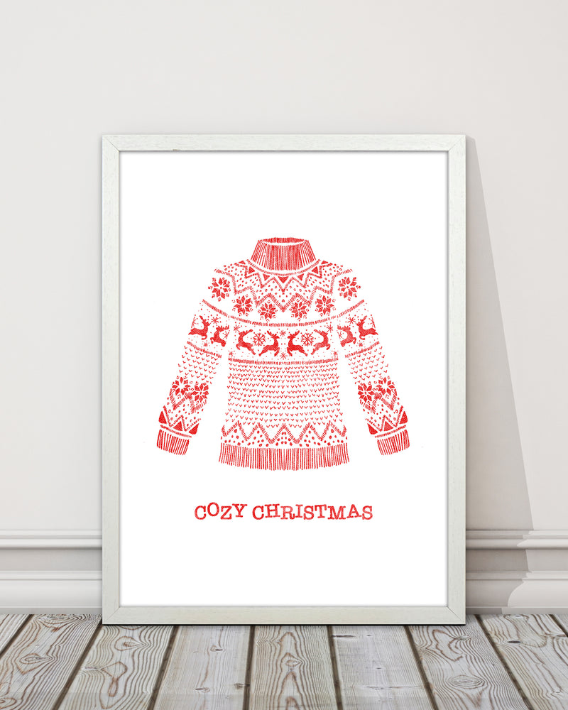 Cozy Christmas Art Print by Kookiepixel