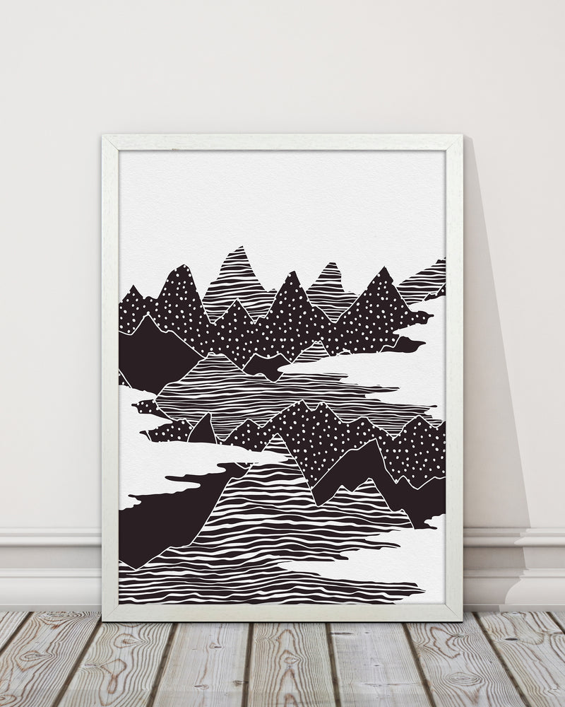 The Peaks Landscape Art Print by Kookiepixel