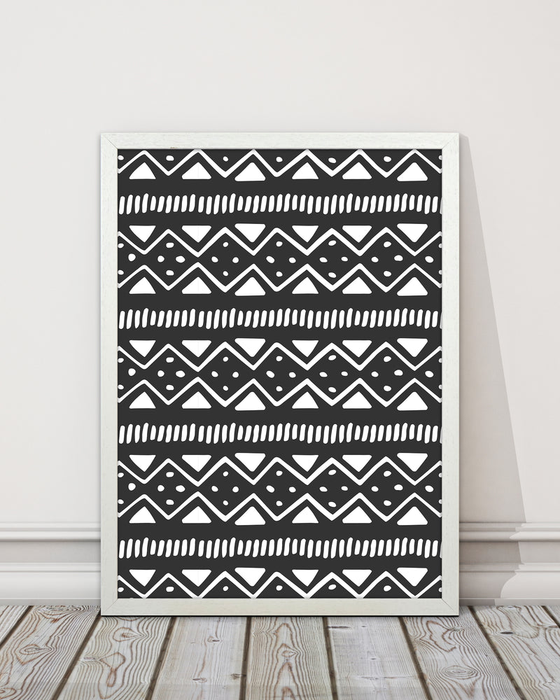 Tribal Pattern Abstract Art Print by Kookiepixel