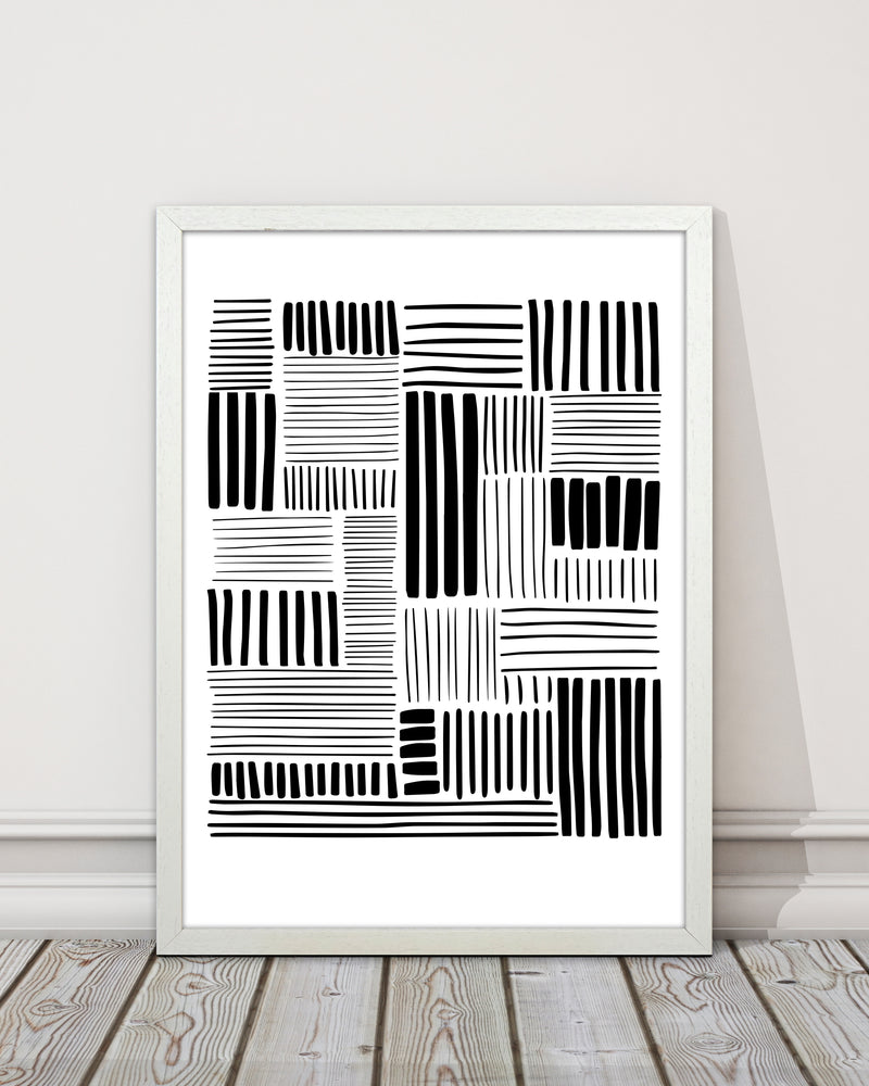Lines No 2 Abstract Art Print by Kookiepixel