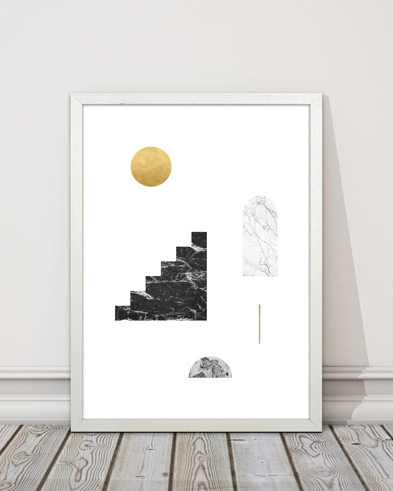 Geometric Shapes No 1  Art Print by Kookiepixel