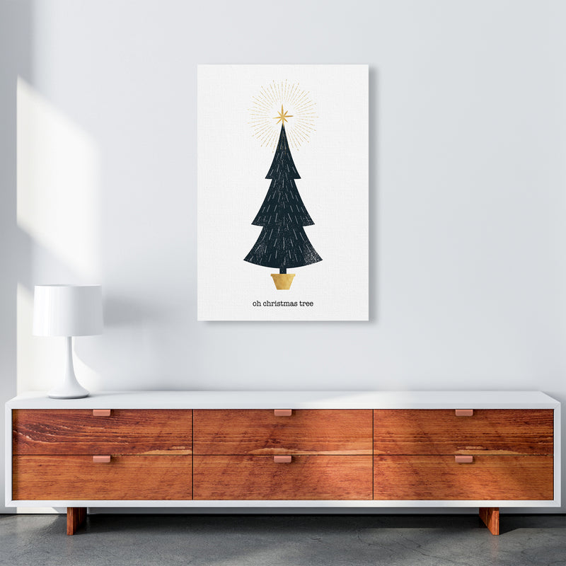 Oh Christmas Tree Christmas Art Print by Kookiepixel A1 Canvas