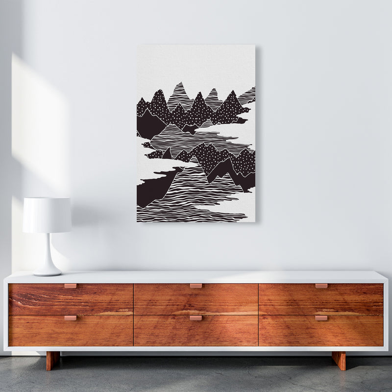 The Peaks Landscape Art Print by Kookiepixel A1 Canvas