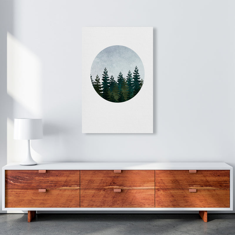 Evergreen Forest Art Print by Kookiepixel A1 Canvas
