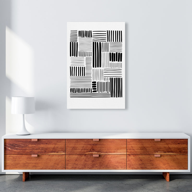 Lines No 2 Abstract Art Print by Kookiepixel A1 Canvas