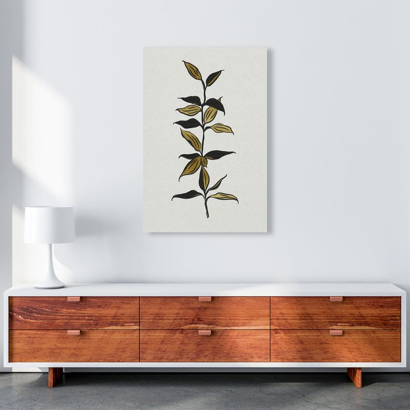 Gold Bamboo Botanical Art Print by Kookiepixel A1 Canvas