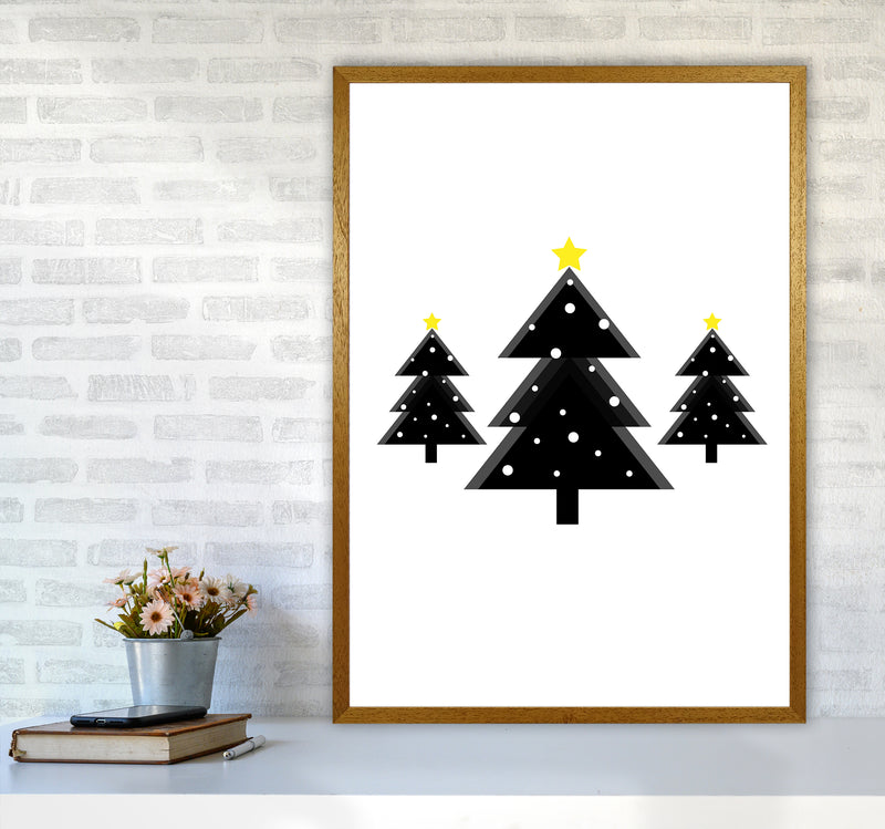 Christmas Trees Art Print by Kookiepixel A1 Print Only