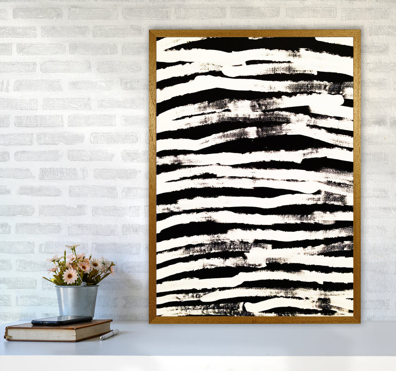 Strokes Abstract Art Print by Kookiepixel A1 Print Only