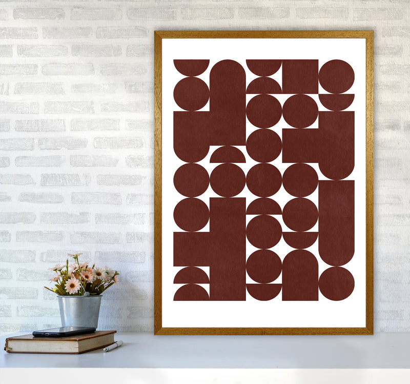 Stacked Abstract Art Print by Kookiepixel A1 Print Only