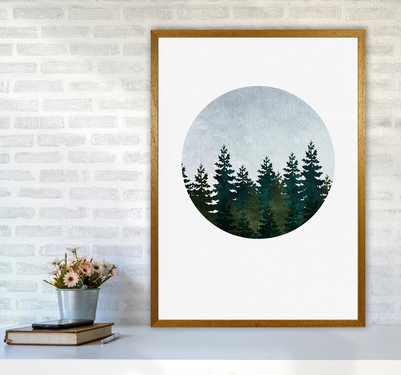Evergreen Forest Art Print by Kookiepixel A1 Print Only