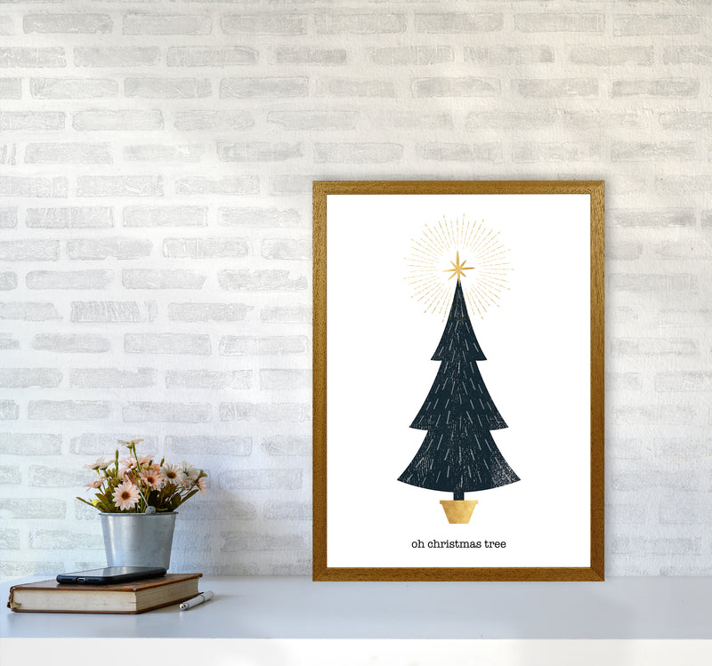 Oh Christmas Tree Christmas Art Print by Kookiepixel A2 Print Only
