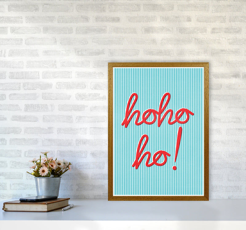 Hohoho Christmas Art Print by Kookiepixel A2 Print Only