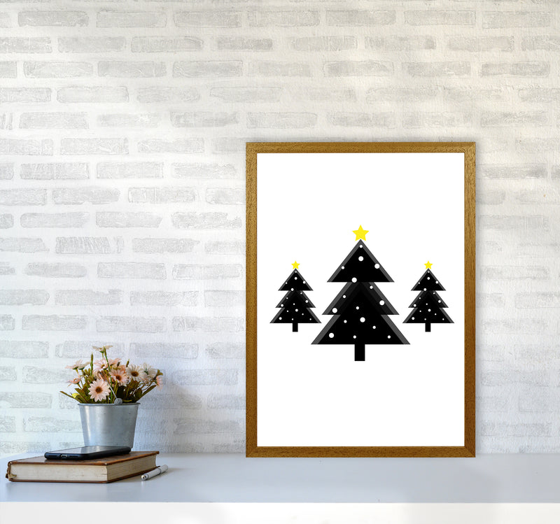 Christmas Trees Art Print by Kookiepixel A2 Print Only