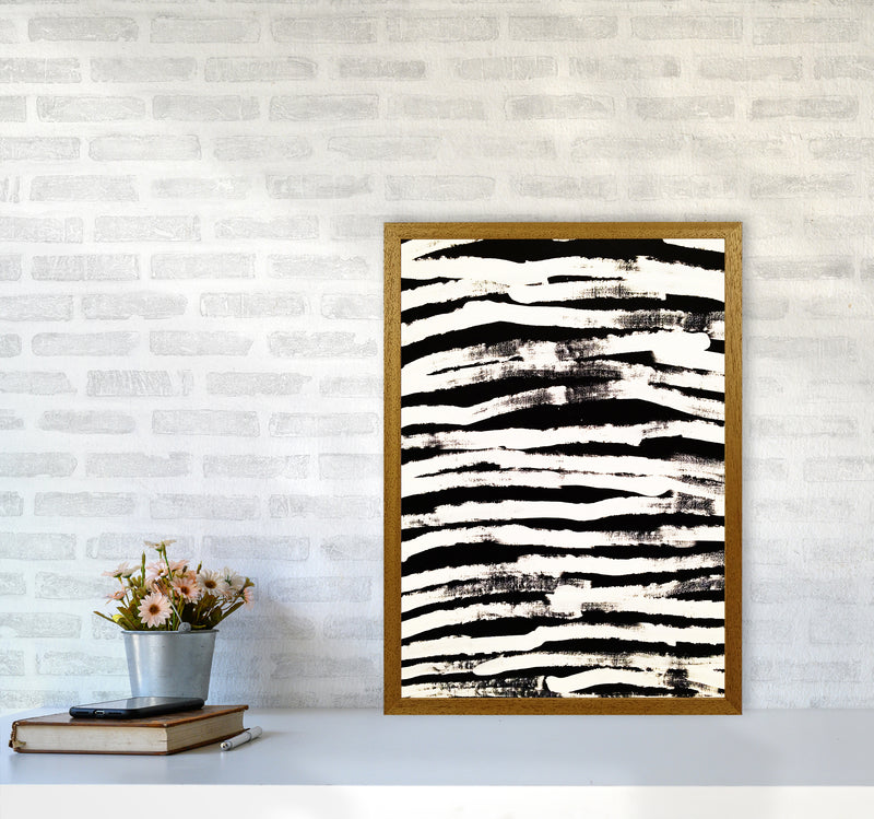 Strokes Abstract Art Print by Kookiepixel A2 Print Only