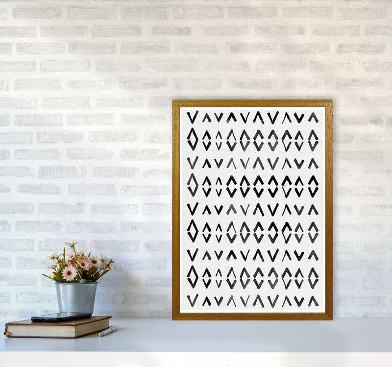 Scandi Print No 2 Abstract Art Print by Kookiepixel A2 Print Only