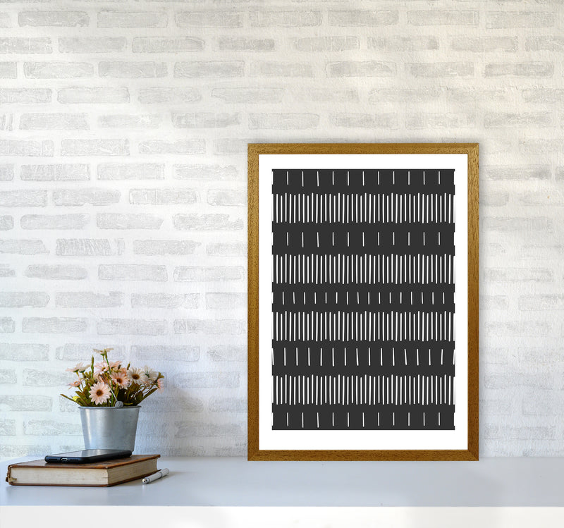 Lines No 1 Abstract Art Print by Kookiepixel A2 Print Only