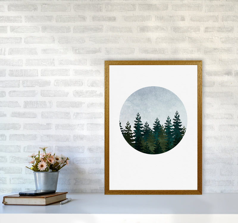 Evergreen Forest Art Print by Kookiepixel A2 Print Only