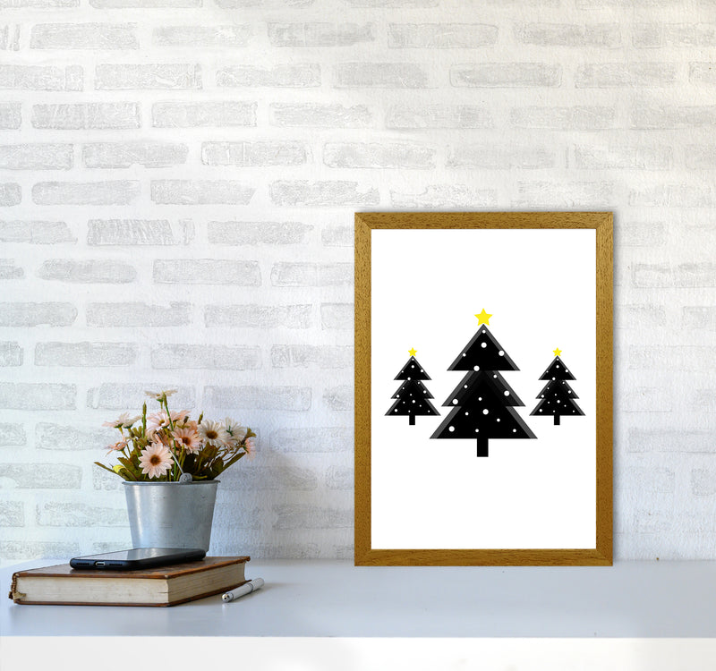 Christmas Trees Art Print by Kookiepixel A3 Print Only