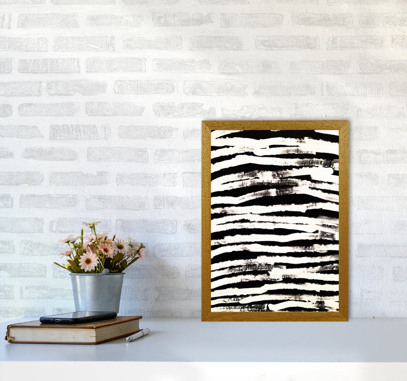 Strokes Abstract Art Print by Kookiepixel A3 Print Only