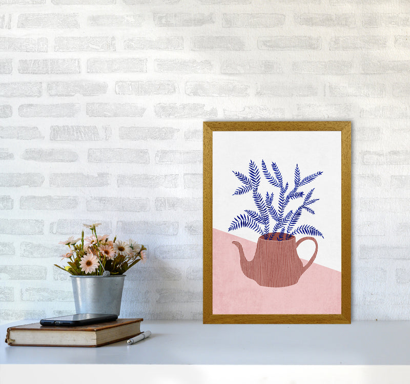 Teapot Planter Art Print by Kookiepixel A3 Print Only