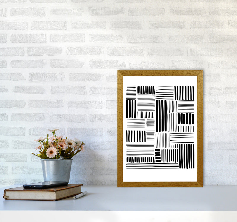 Lines No 2 Abstract Art Print by Kookiepixel A3 Print Only