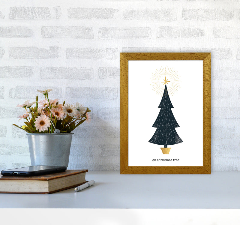 Oh Christmas Tree Christmas Art Print by Kookiepixel A4 Print Only