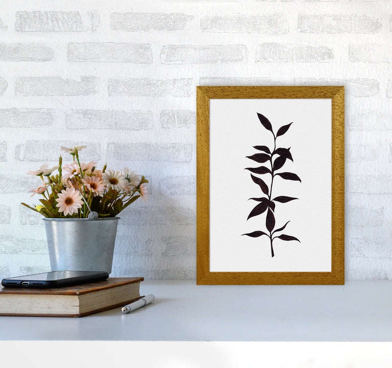 Inked Bamboo Botanical Art Print by Kookiepixel A4 Print Only