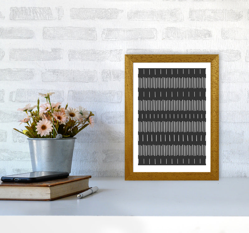 Lines No 1 Abstract Art Print by Kookiepixel A4 Print Only
