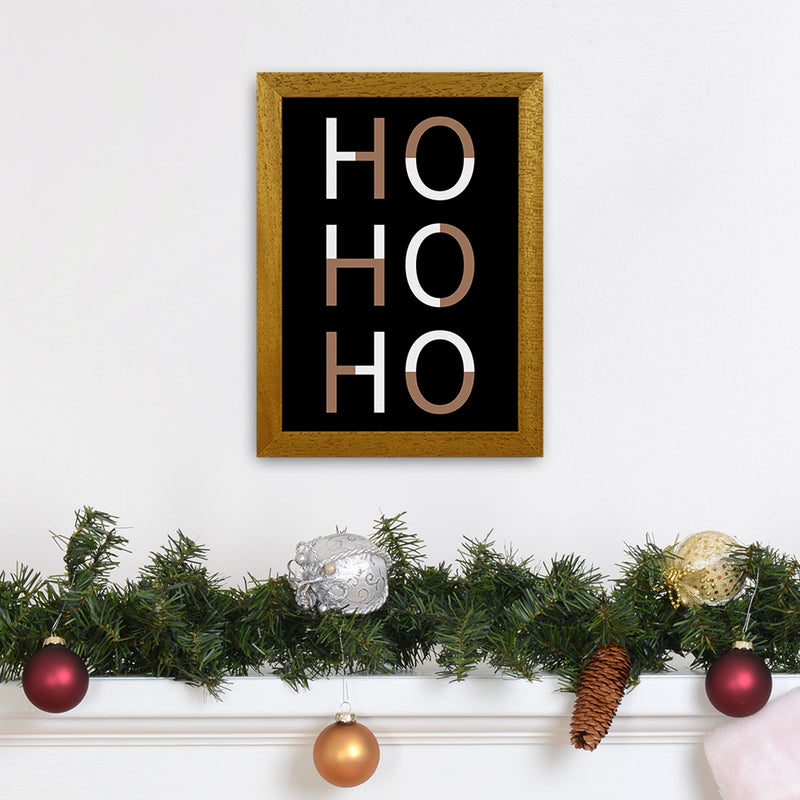 Hohoho Christmas Art Print by Kookiepixel A4 Print Only