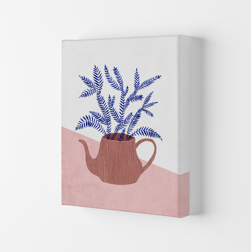 Teapot Planter Art Print by Kookiepixel Canvas