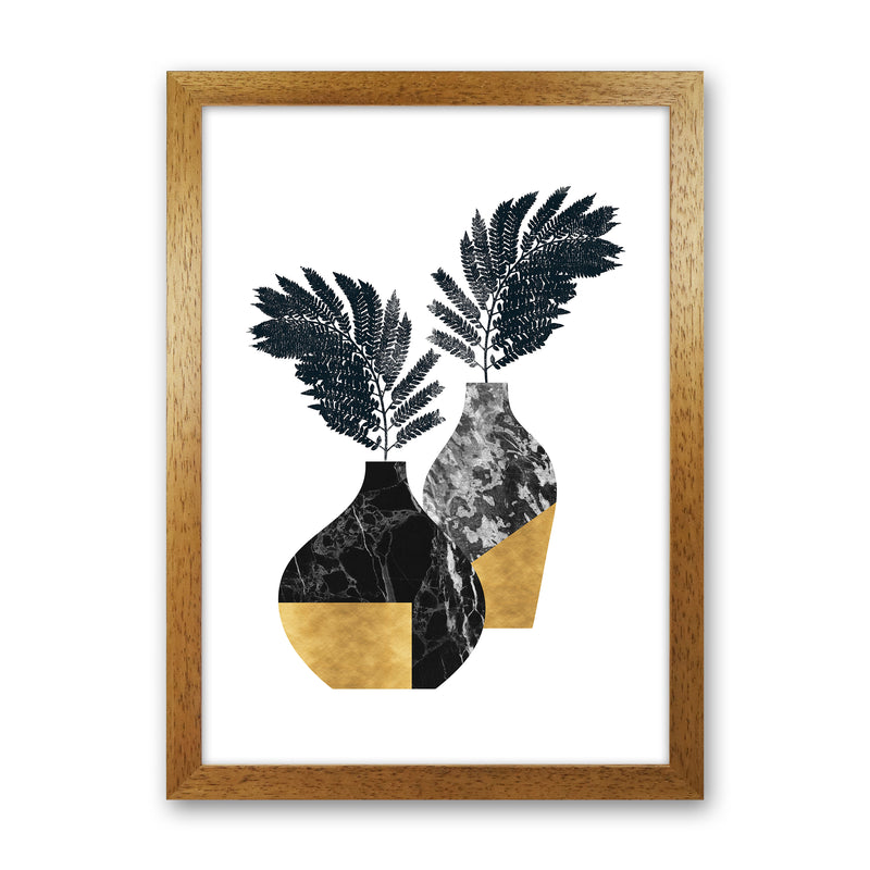 Vases No 1 Art Print by Kookiepixel Oak Grain