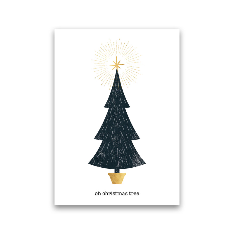 Oh Christmas Tree Christmas Art Print by Kookiepixel Print Only