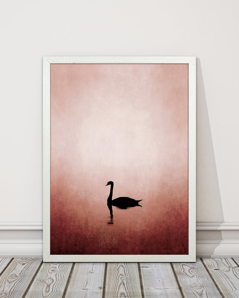 The Swan Contemporary Art Print by Kubistika