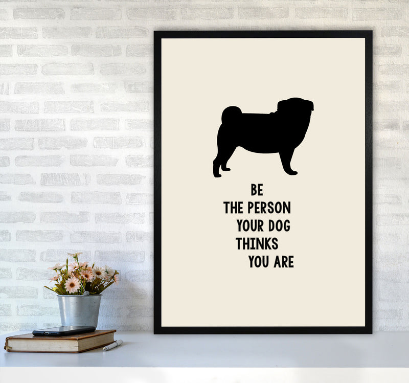 Be Kind Quote Art Print by Kubistika A1 White Frame
