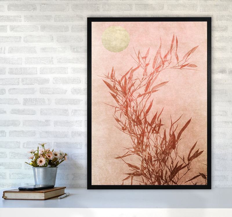 Sentimental Touch Contemporary Art Print by Kubistika A1 White Frame