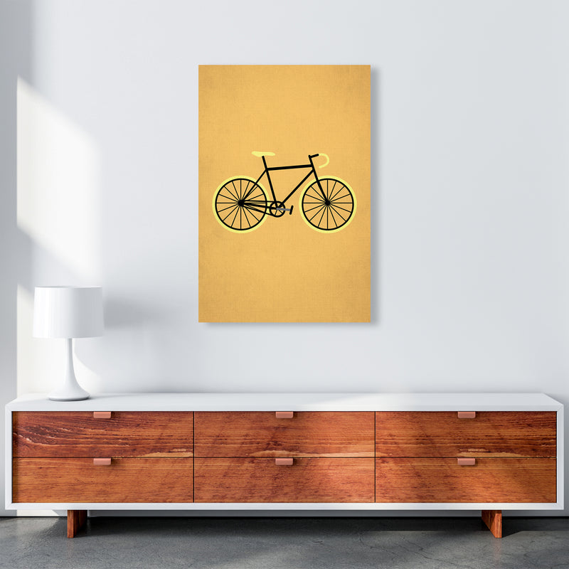 Bicycle Love Modern Art Print by Kubistika A1 Canvas