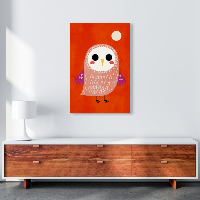Little Owl Nursery Childrens Art Print by Kubistika A1 Canvas