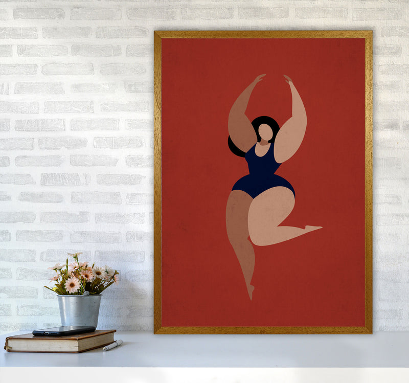 Prima Ballerina Vintage Art Print by Kubistika A1 Print Only