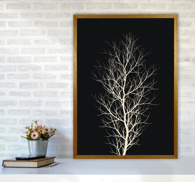 The Tree - WHITE Contemporary Art Print by Kubistika A1 Print Only