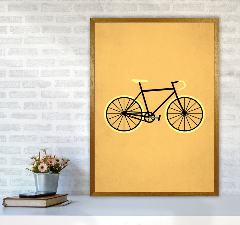 Bicycle Love Modern Art Print by Kubistika A1 Print Only